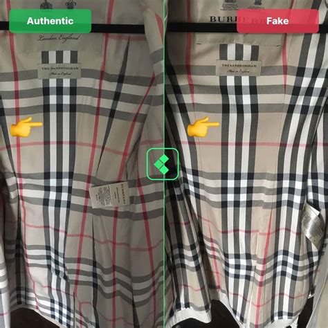 burberry print jacket fake